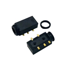PJ-35080 3.5mm SMT right angle audio jack