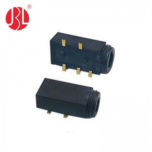 PJ-35080 3.5mm SMT right angle audio jack