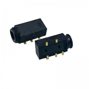 PJ-35080 3.5mm SMT right angle audio jack