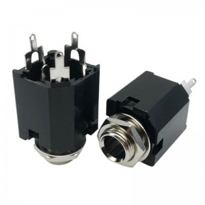 PJ-612 6.35mm right angle audio jack SJ-63083D