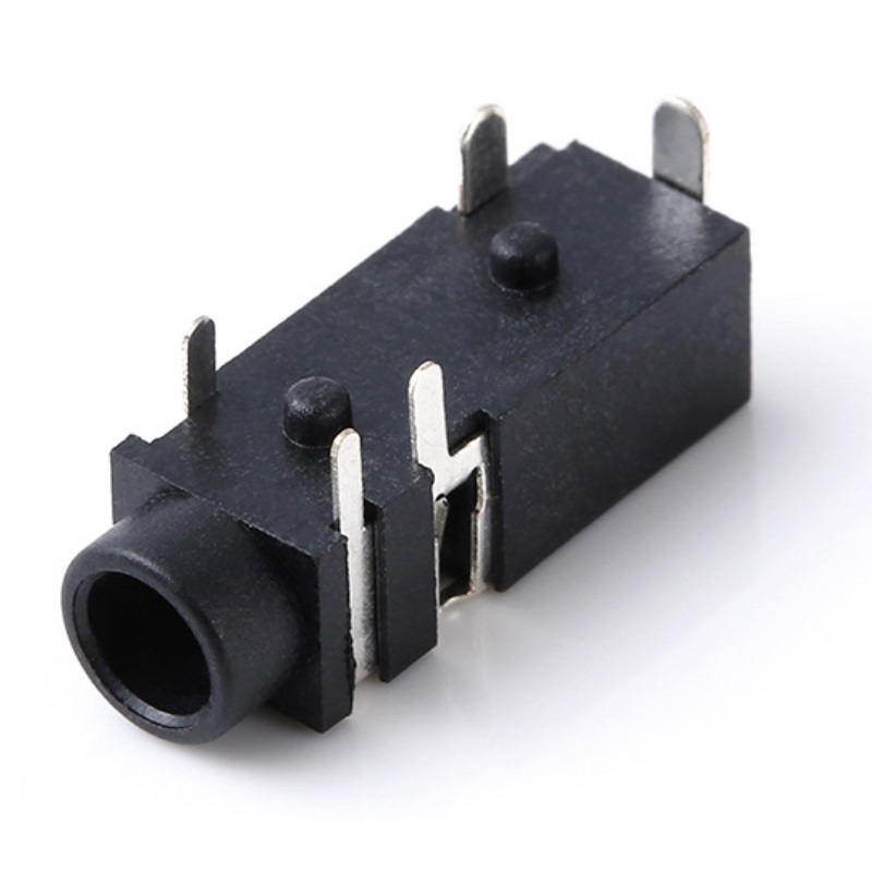 PJ-328A 3,5 mm Ses soketi 5 pimli dik açılı DIP tipi