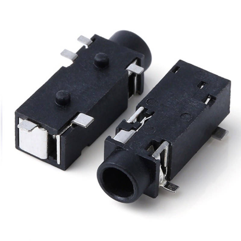 PJ-328 3,5 mm-es audio aljzat 5 tűs derékszögű SMT típusú