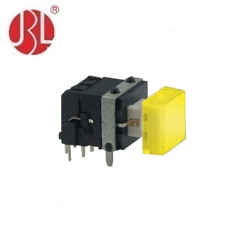 PLA N2R1 Y1NN S1KT Interruptor de botão com bloqueio de LED ou sem bloqueio