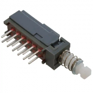 PS-42D09L Push Button Switch Through Hole right angle