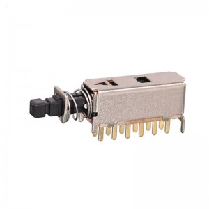 PS-42F08 Push Button Switch Through Hole right angle