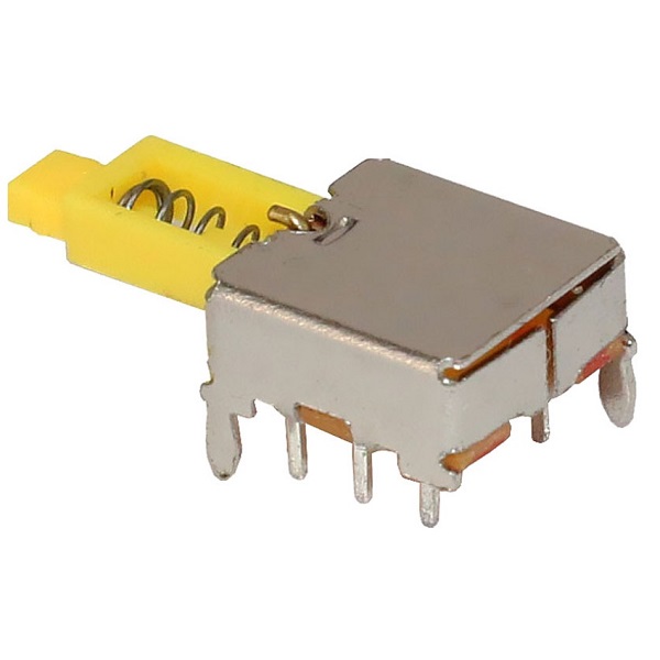 Công tắc nút nhấn PS 22E02 2P2T Không khóa hoặc Khóa bán nóng công tắc nút nhấn nhựa vuông