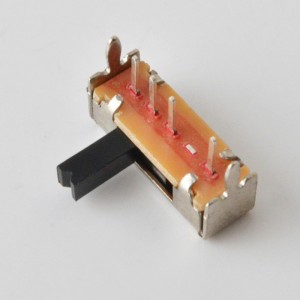 SK-13D01 SP3T Slide Switch Thru Hole
