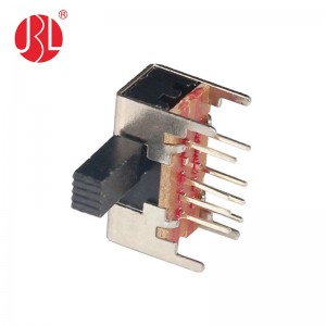 SK-23D25 right angle through hole 2P3T slide switch