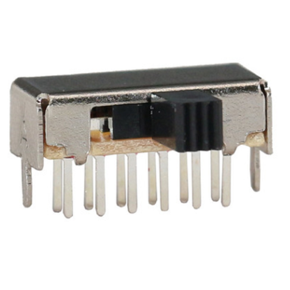 SK-24D08 2P4T Slide Switch right angle DIP Type