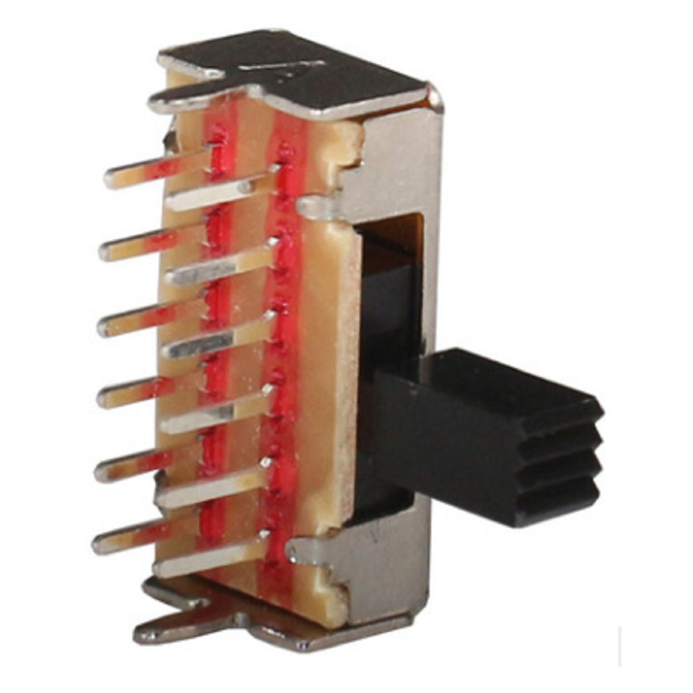 SK-24D08 2P4T Interruttore a scorrimento ad angolo retto Tipo DIP