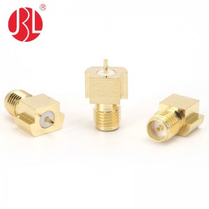 SMA-JE-349B-H16X9.5-L6.8 Mid Mount RPSMA Jack SMT