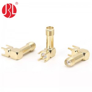 SMA-KWE-324-H13X21-L6 SMA Jack PCB Mount Right Angle