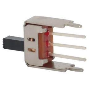 SS-12D17 vertical through hole 1P2T slide switch