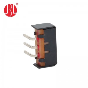 SS-12E21 vertical through hole 1P2T slide switch