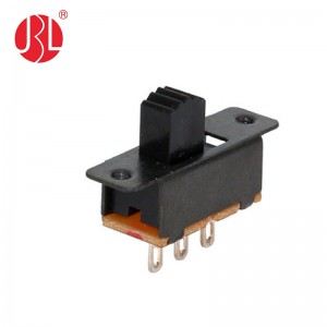 SS-12F13 vertical through hole 1P2T slide switch