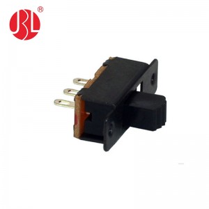 SS-12F13 vertical through hole 1P2T slide switch