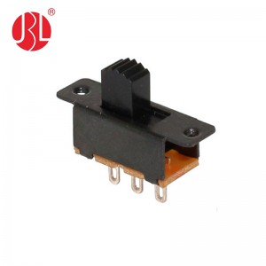 SS-12F13 vertical through hole 1P2T slide switch