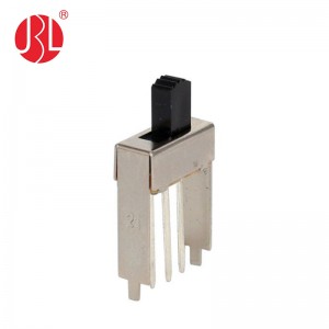 SS-12F25 vertical through hole 1P2T slide switch