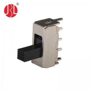 SS-12F46 vertical through hole 1P2T slide switch