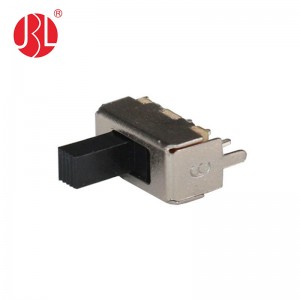 SS-12F46 vertical through hole 1P2T slide switch
