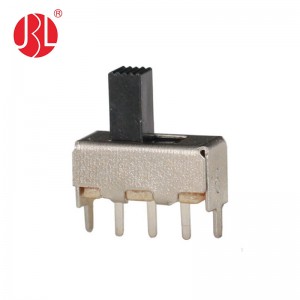 SS-12F46 vertical through hole 1P2T slide switch