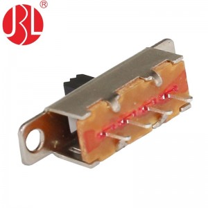 SS-13F08 SP3T Slide switch through hole vertical DIP type 01