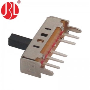 SS-14D02 SP4T Slide switch through hole vertical DIP type 01