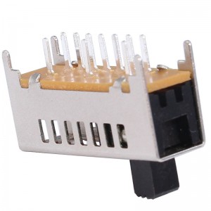SS-17E01 vertical through hole 1P7T slide switch
