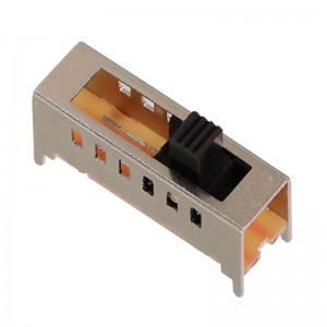 SS-17F01 vertical through hole 1P7T slide switch