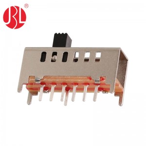 SS-17F01 vertical through hole 1P7T slide switch