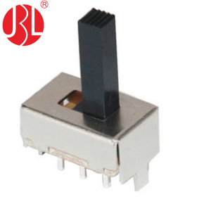SS-22F04 vertical through hole 2P2T slide switch