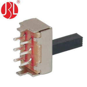 SS-22F04 vertical through hole 2P2T slide switch