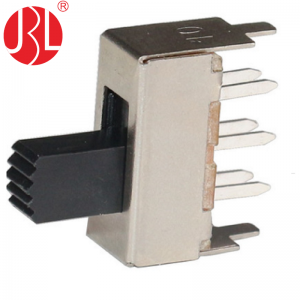 SS-22F08 vertical through hole 2P2T slide switch