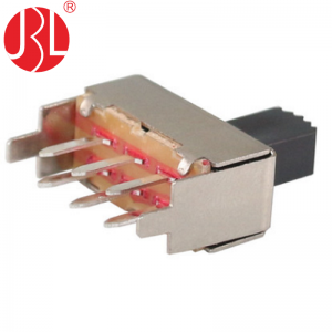 SS-22F08 vertical through hole 2P2T slide switch