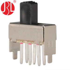 SS-22F12 vertical through hole 2P2T slide switch