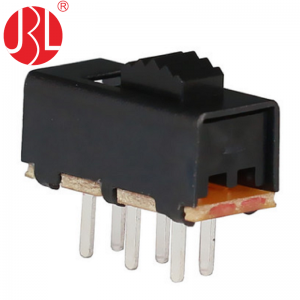 SS-22F15 vertical through hole 2P2T slide switch
