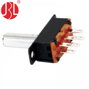 SS-22F32 vertical through hole 2P2T slide switch