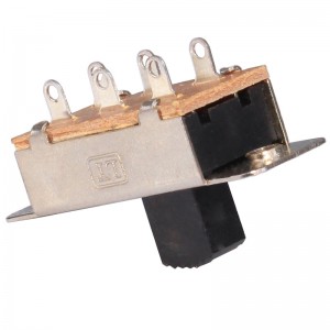 SS-22K28 vertical through hole 2P2T slide switch