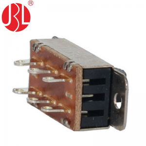 SS-22L03 vertical through hole 2P2T slide switch