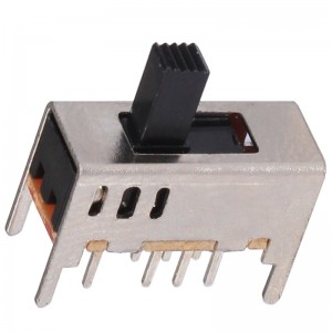 SS-23D03 vertical through hole 2P3T slide switch