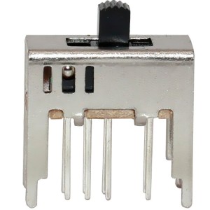 SS-23D24 vertical through hole 2P3T slide switch