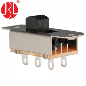 SS-23E29 vertical through hole 2P3T slide switch