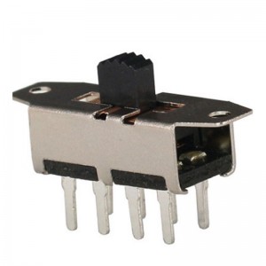SS-23H19 vertical through hole 2P3T slide switch