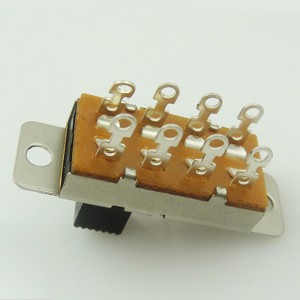 SS-23L04 DP3T Slide Switch Soldering lug