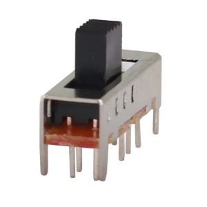 SS-24E01 vertical through hole 2P4T slide switch