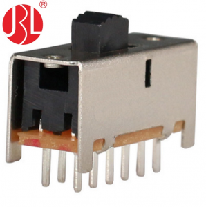 SS-42F01 vertical through hole 4P2T slide switch