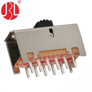 SS-42F01 vertical through hole 4P2T slide switch