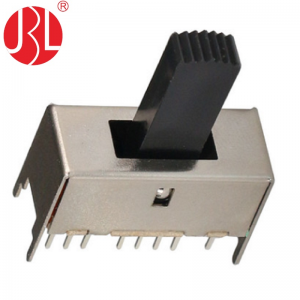 SS-43D03 vertical through hole 4P3T slide switch