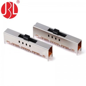 SS-48D01 vertical through hole 4P8T slide switch