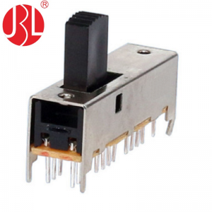SS-63D01 vertical through hole 6P3T slide switch